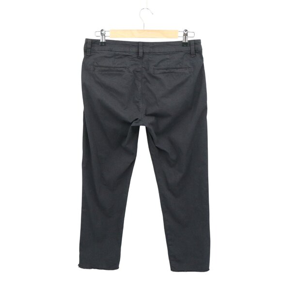 Frank & Eileen Wicklow Italian Twill Crop Pant Washed Black 4 - Picture 5 of 6